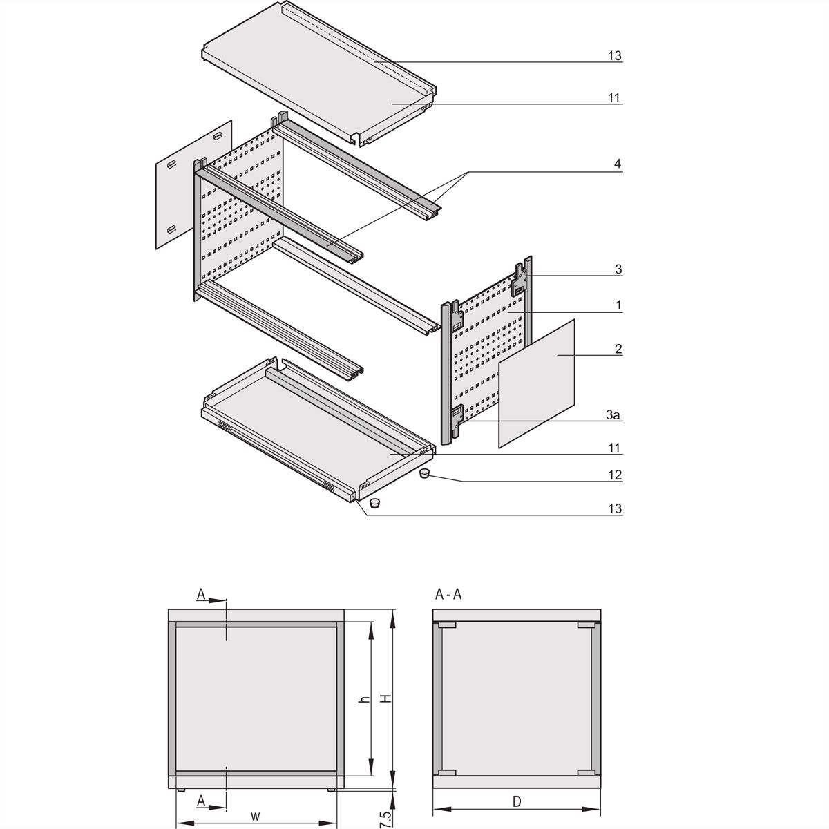 SCHROFF ratiopacPRO air Gehäuse - RATIO.AIR FB 4/5HE 42TE 315T