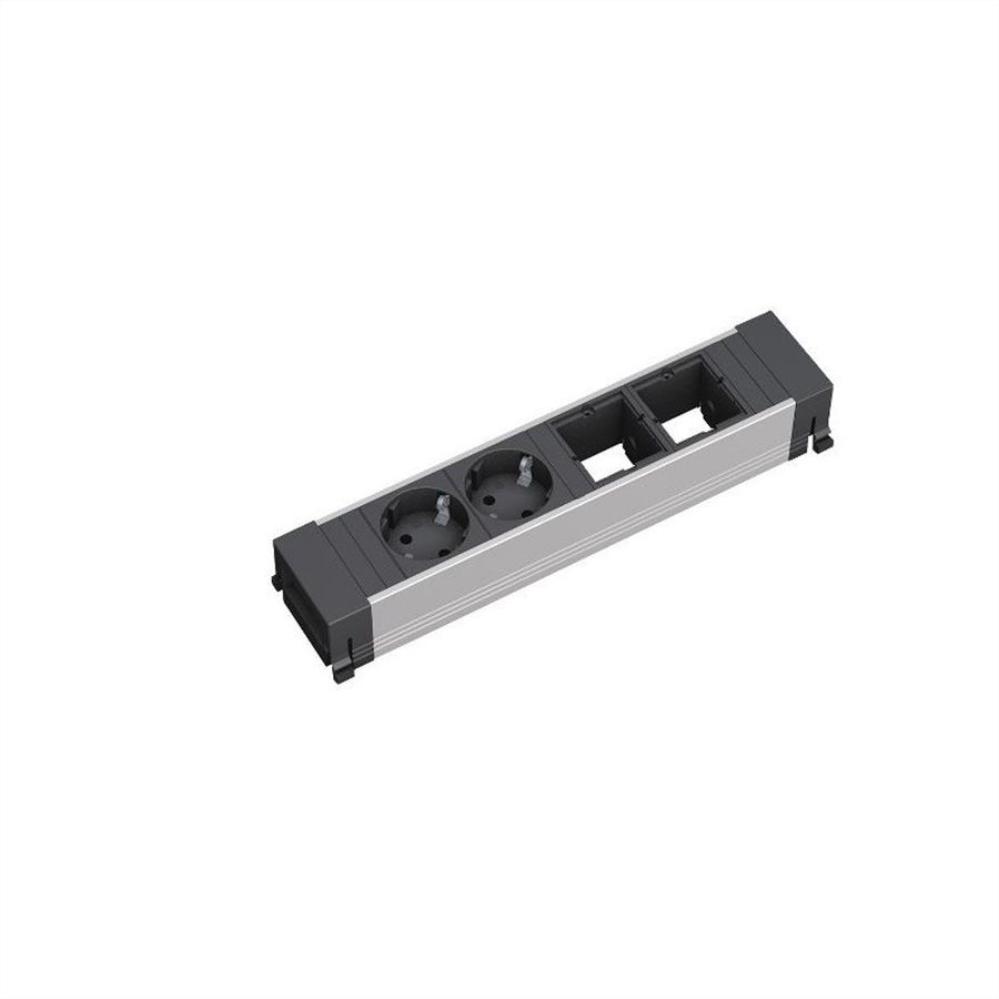 BACHMANN CONFERENCE TOP FRAME Medium Einsatz 2x Schutzkontakt 2x ABD