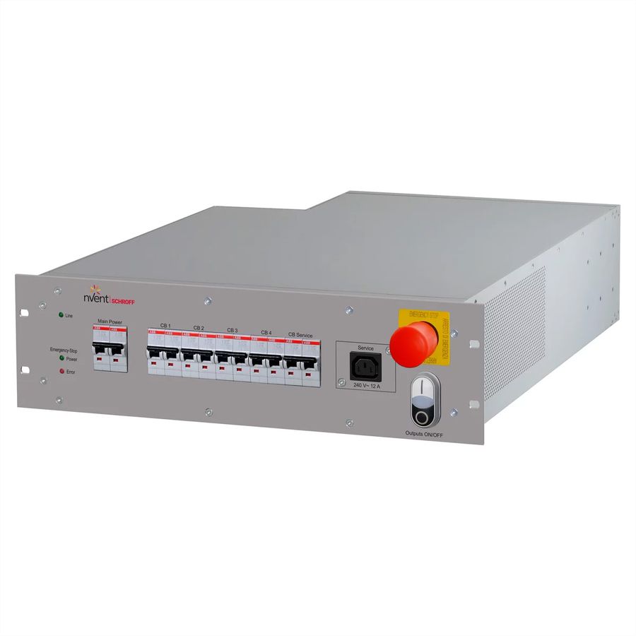 SCHROFF Rack Safety Plus, 3 HE, 208 / 240 V AC, EMV-Filter