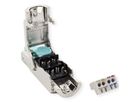 EasyLan fixLink Connector RJ45, Kat.6A (ISO/IEC) Silber
