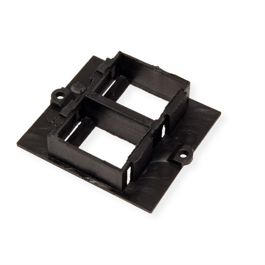 BACHMANN Custom Modul Rahmen 2x Keystone, schwarz