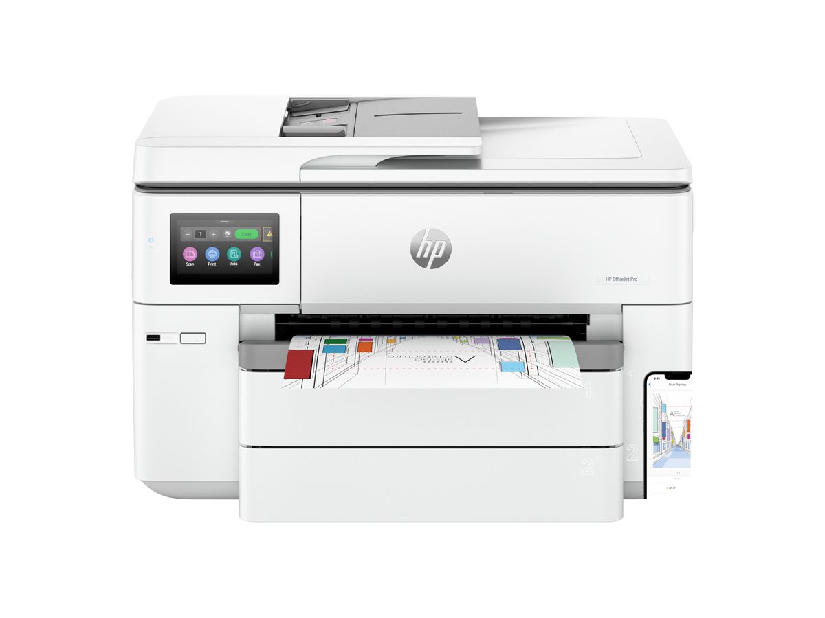 HP OfficeJet Pro 9730e Wireless All-in-One Farbe Drucker, Instant Ink, Beidseitiger Druck