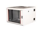 ROLINE 19-Zoll Wandgehäuse Pro 7 HE, 600x600 BxT zweiteilig schwenkbar grau