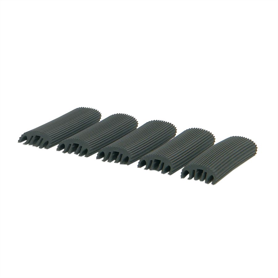 SCHROFF Gummiauflage für Doppel-Stahlkabelöse - GUMMI AUFLAGE SET(110MM)5STK