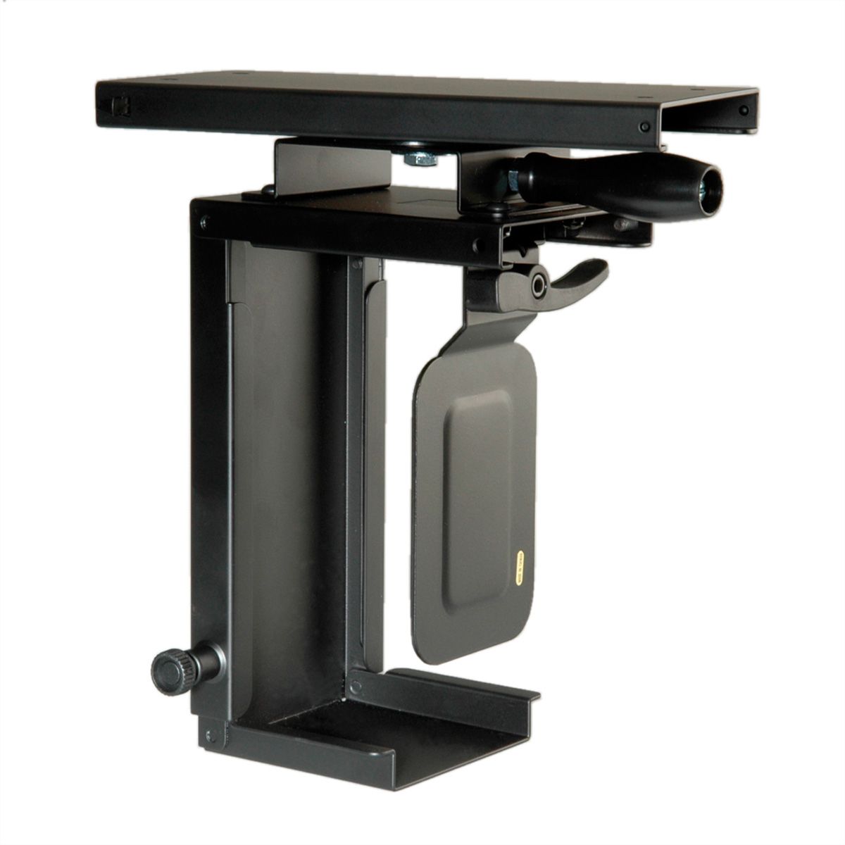 ROLINE Mini-PC-Halterung ausziehbar, drehbar, schwarz