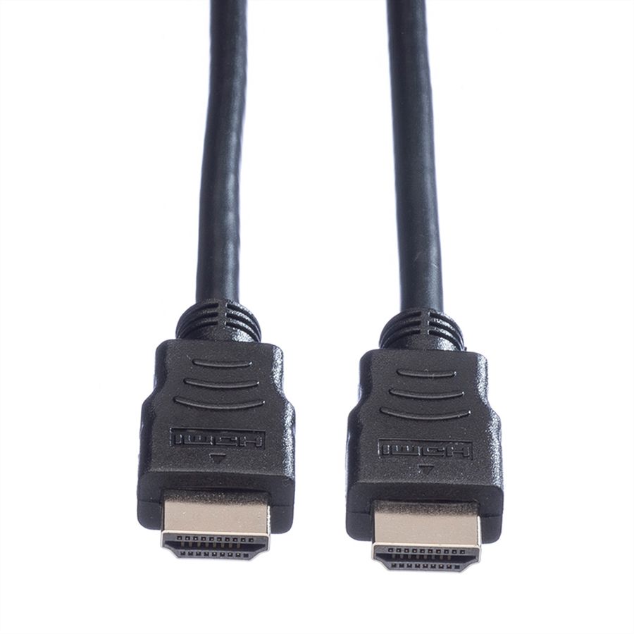 VALUE HDMI High Speed Kabel mit Ethernet, schwarz, 1 m