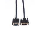 VALUE DVI-VGA Kabel, DVI (12+5) ST - VGA ST, 5 m