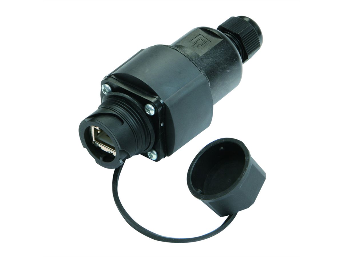 TELEGÄRTNER STX V1 Freie Anschlussdose, RJ45 Modul A Cat.6A (ISO/IEC)