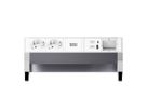 BACHMANN DESK2 ALU WHITE 2xCEE7/3 1xCM 1xUSB A/C 22W 0,2m GST18