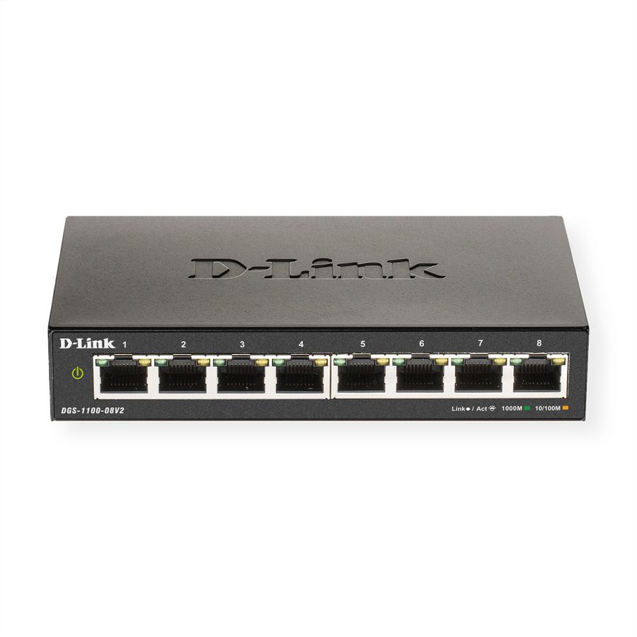 D-LINK DGS-1100-08V2/E Gigabit Smart Managed Switch
