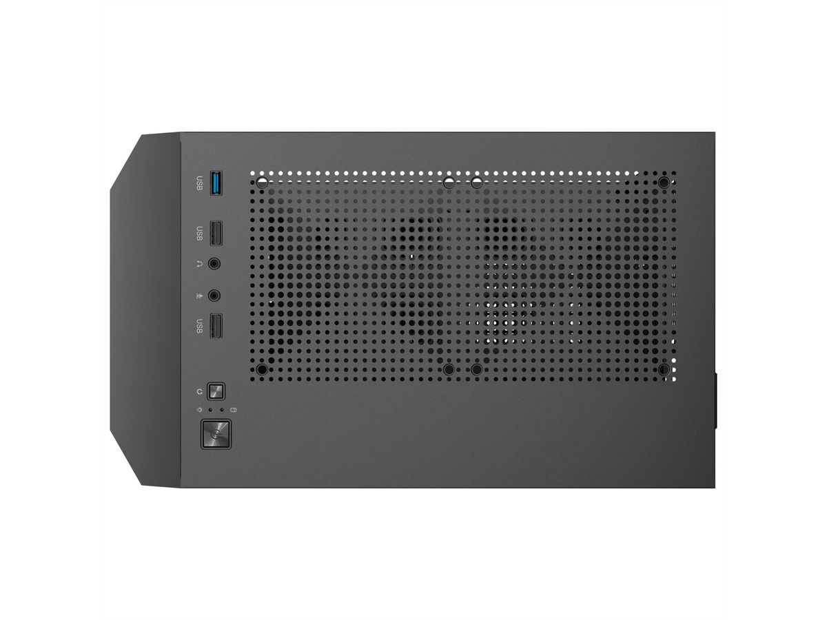 ANTEC AX20 PC Gehäuse Midi Tower Gaming Black ATX, schwarz