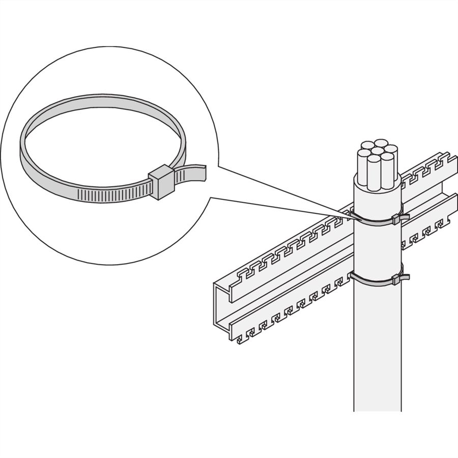 SCHROFF Kabelbinder - KABELBINDER 186MMX5.0MM(25ST)