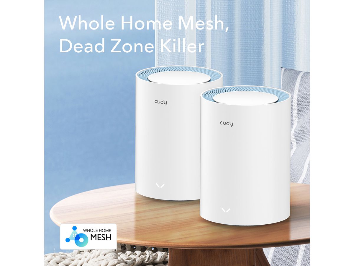 CUDY M1200 AC1200 Wi-Fi Mesh Solution 2er-Pack