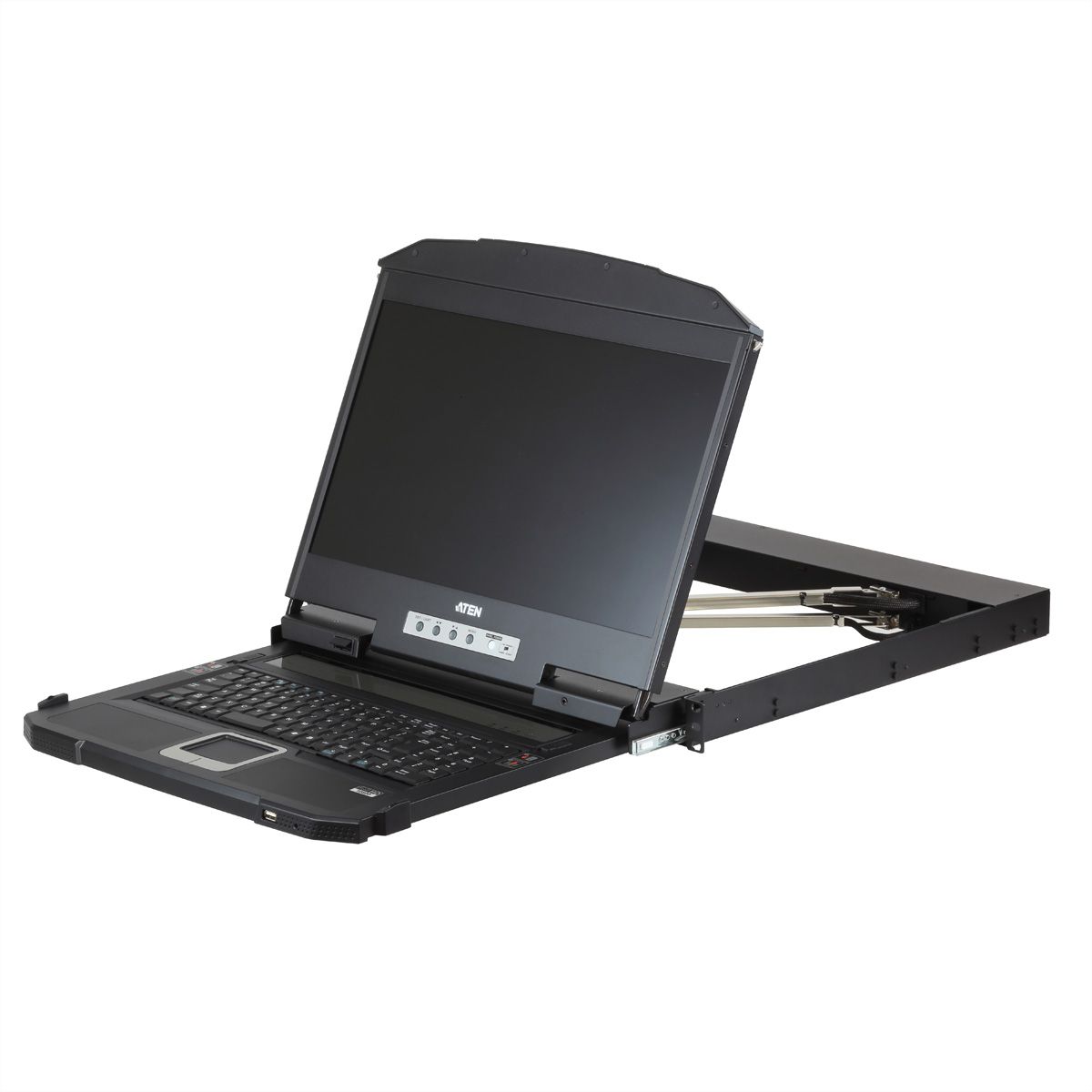 ATEN CL3800NW KVM-Konsole USB HDMI DVI VGA Dual Rail, FR-Layout