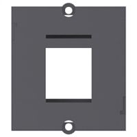 BACHMANN Custom Modul Rahmen 1x Keystone, schwarz