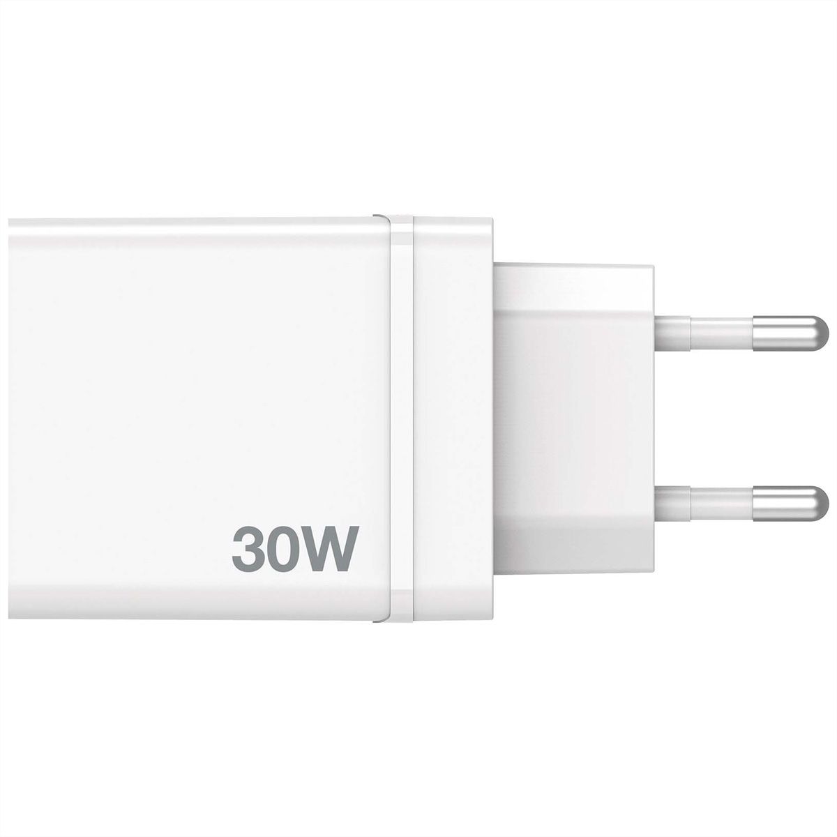 VERBATIM Ladeadapter 30W GaN weiß