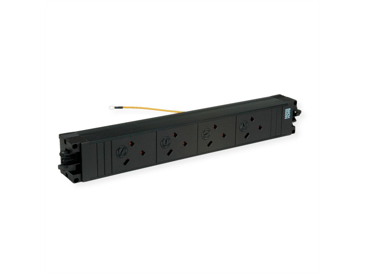 BACHMANN STEP BASE 4xUK 45° 3,15A GST18, schwarz