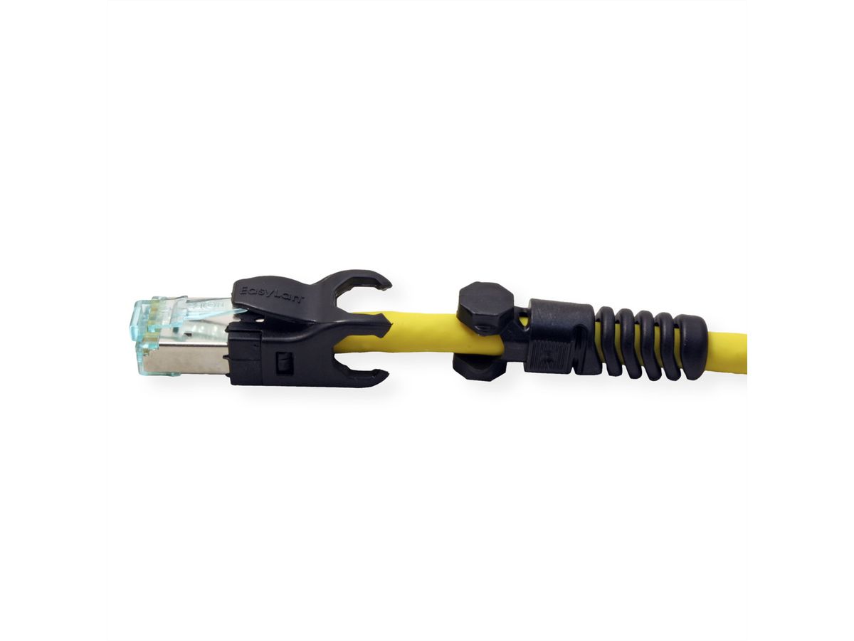 EasyLan VarioBoot Patchkabel Kat.6A, S/FTP, gelb, 3 m