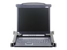 ATEN CL1000M KVM-Konsole, 43cm LCD, VGA, PS/2, DE-Layout