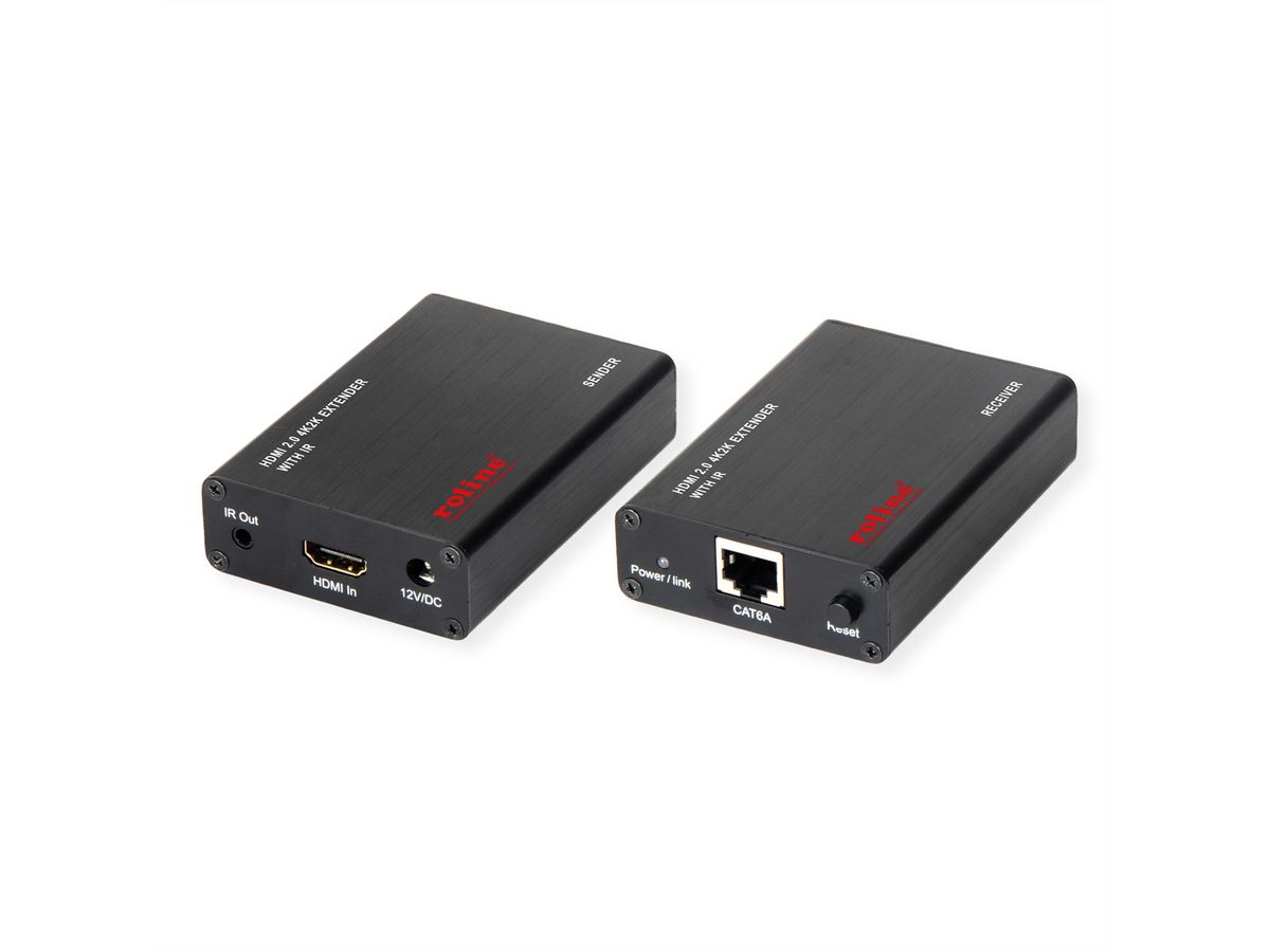 ROLINE HDMI A/V Extender über Kat.6A Kabel, 4K@60Hz, 30 m