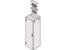 SCHROFF Flachdach mit Ausbruchzonen - DACH 800B 600T AUSBR.RAL7021