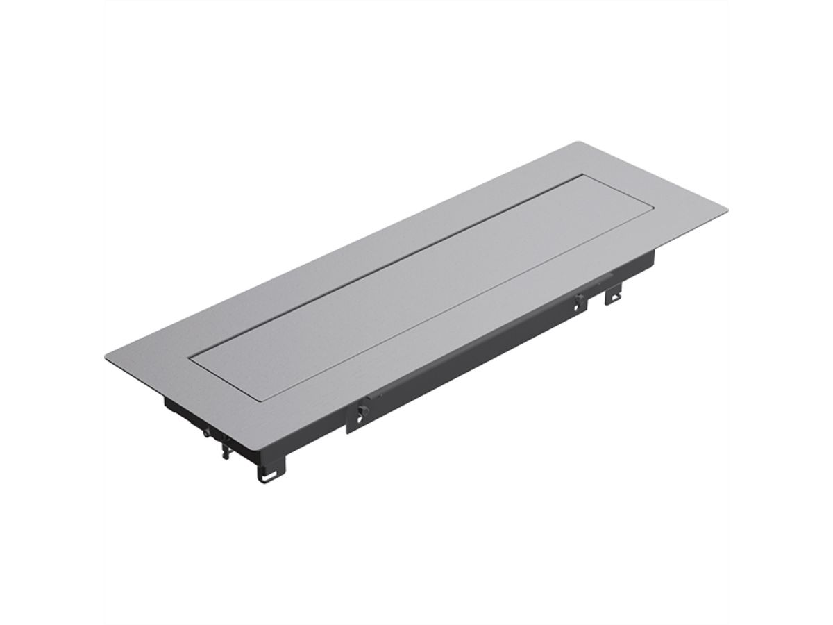 BACHMANN TOP FRAME Auftisch Sym 8fach RAL9006 Gehäuse sw