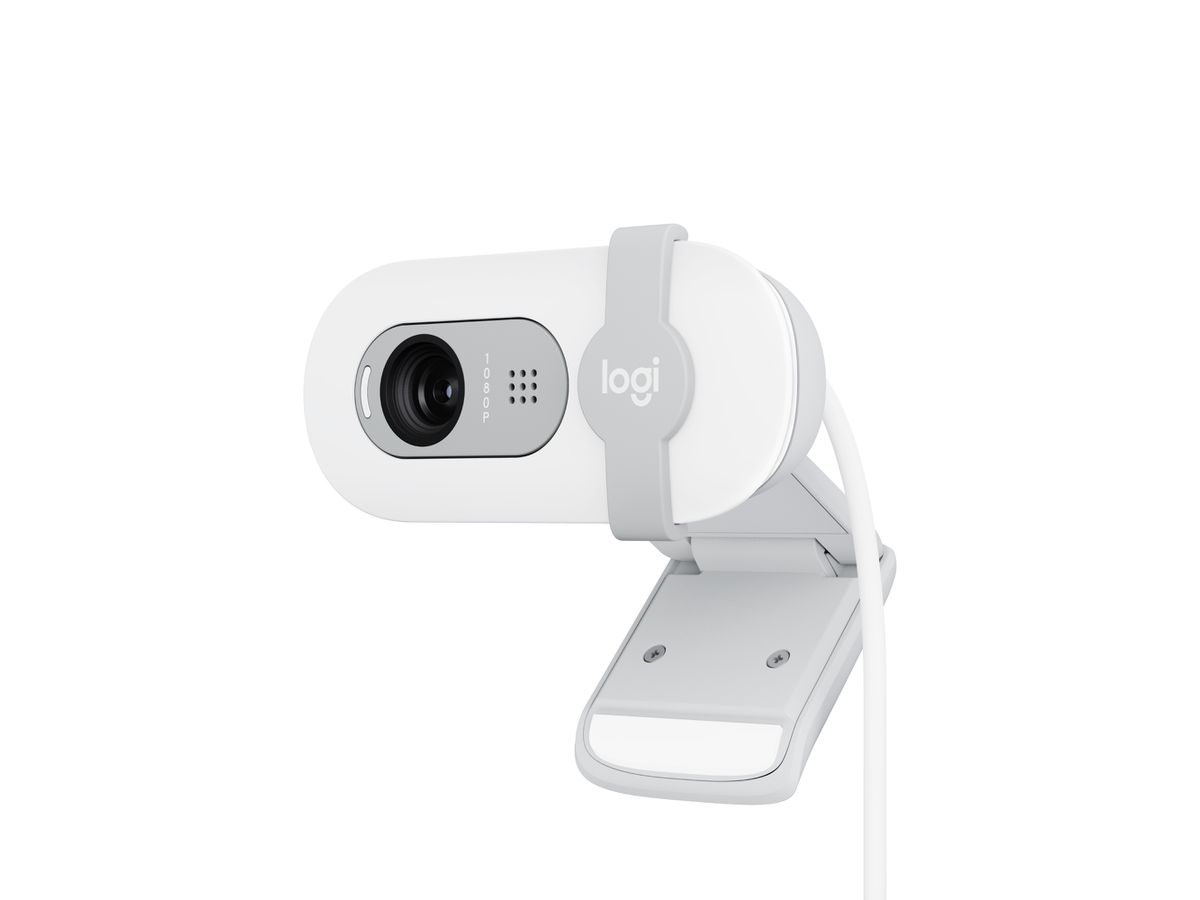 Logitech Brio 100 Webcam 2 MP 1920 x 1080 Pixel USB Weiß