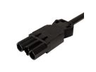 BACHMANN 19" Steckdosenleiste 9fach, ohne Schalter, schwarz, GST18