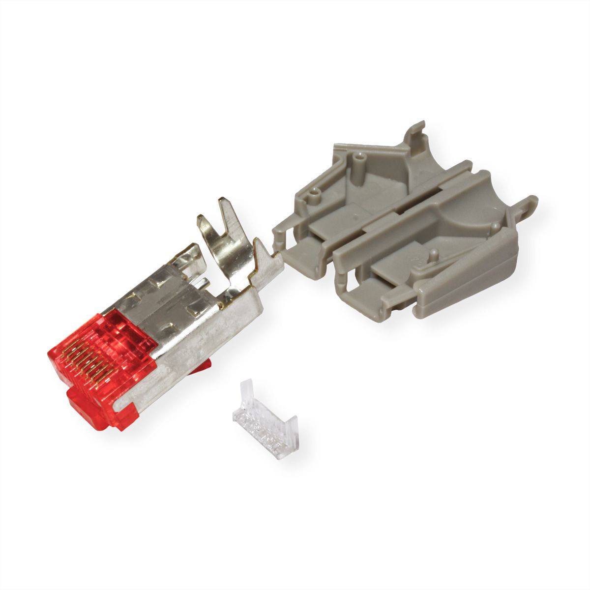 HiRose TM21 Stecker geschirmt, Tülle grau, 50 Stück