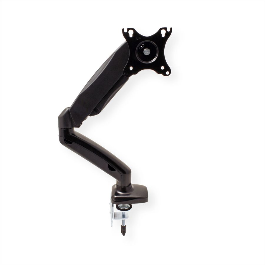 VALUE LCD-Arm, Tischmontage, Gasfeder, 5 Gelenke, 13-27 Zoll, bis 6,5 kg, schwarz