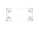 SCHROFF SEITENWD.R 3HE 175T (2ST)
