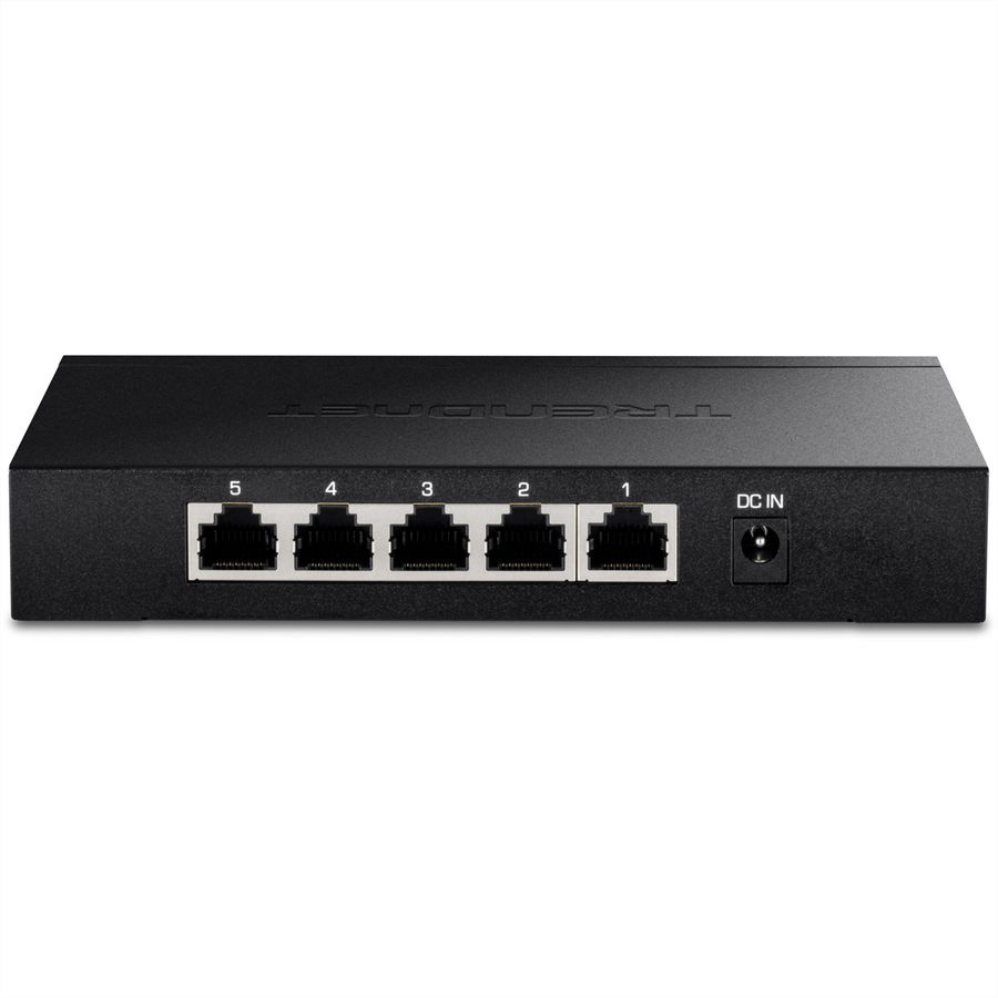 TRENDnet TEG-S350 5-Port 2.5G Switch, Unmanaged, schwarz