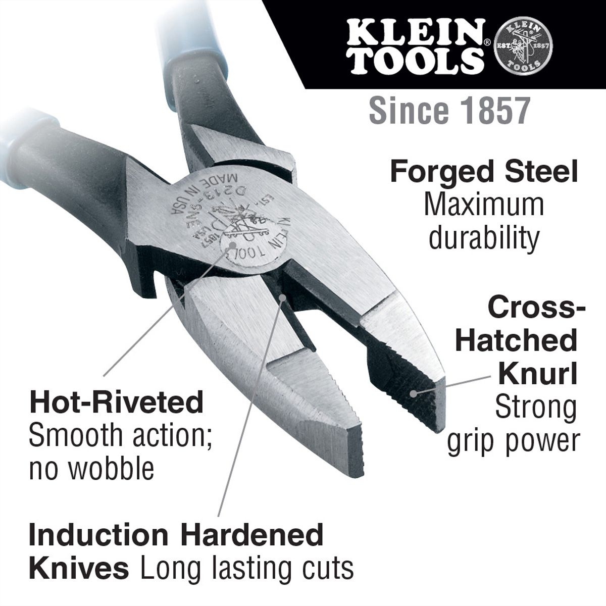 KLEIN TOOLS D2000-9NE Telekommunikationszange, 238 mm