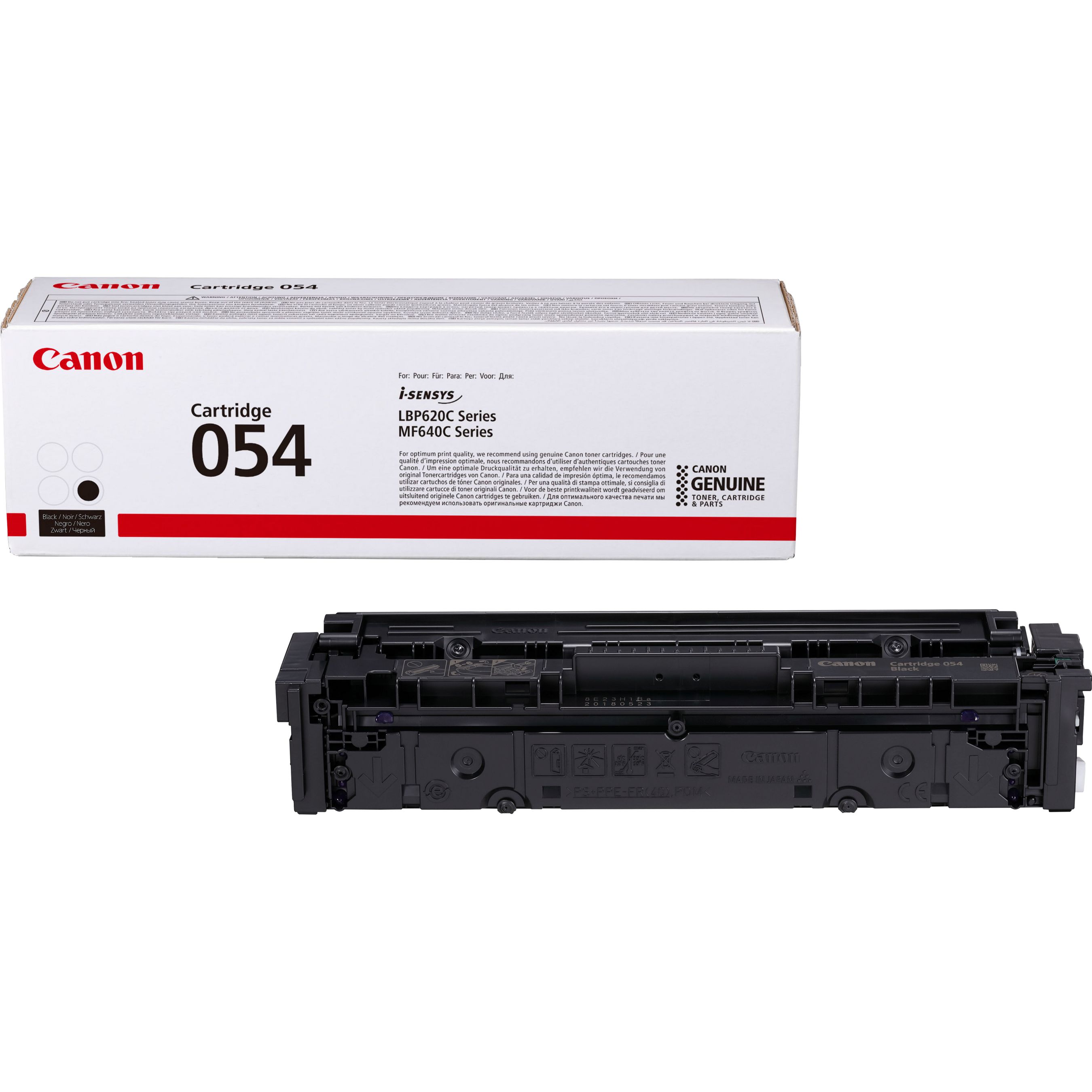 Canon 054 Toner-Cartridge, Schwarz