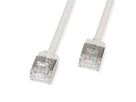 ROLINE U/FTP DataCenter Patchkabel Kat.6A (Class EA), LSOH, slim, extra kurzer Stecker, grau, 5 m