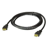 ATEN 2L-7D01H High Speed True 4K HDMI Kabel mit Ethernet, schwarz, 1 m