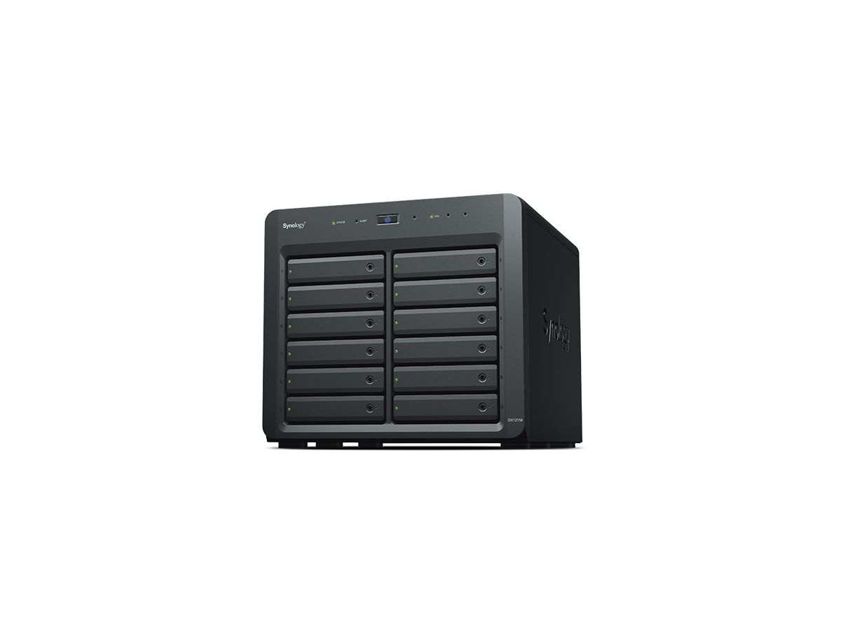 Synology DX1215II Speicherlaufwerksgehäuse HDD / SSD-Gehäuse Schwarz 2.5/3.5"