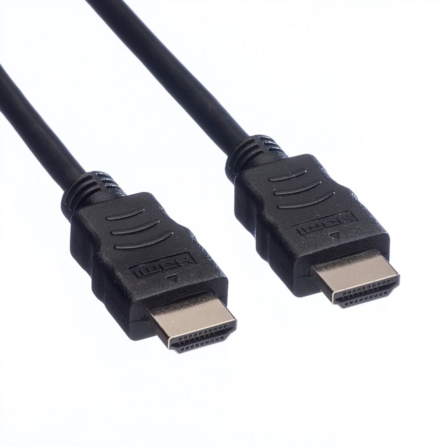 VALUE HDMI High Speed Kabel mit Ethernet, schwarz, 1 m
