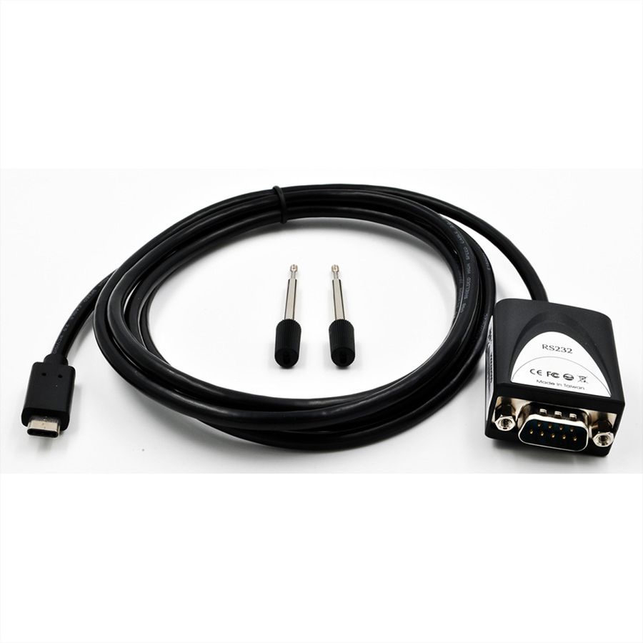 EXSYS EX-2311-2 USB 2.0 C - Stecker zu 1 x Seriell RS-232 1.8 Meter Kabel mit 9 Pin Stecker LED Anzeige