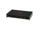 ROLINE Mini-Patchpanel, Kat.6A (Class EA), 6x RJ45, 0,5HE, geschirmt, schwarz