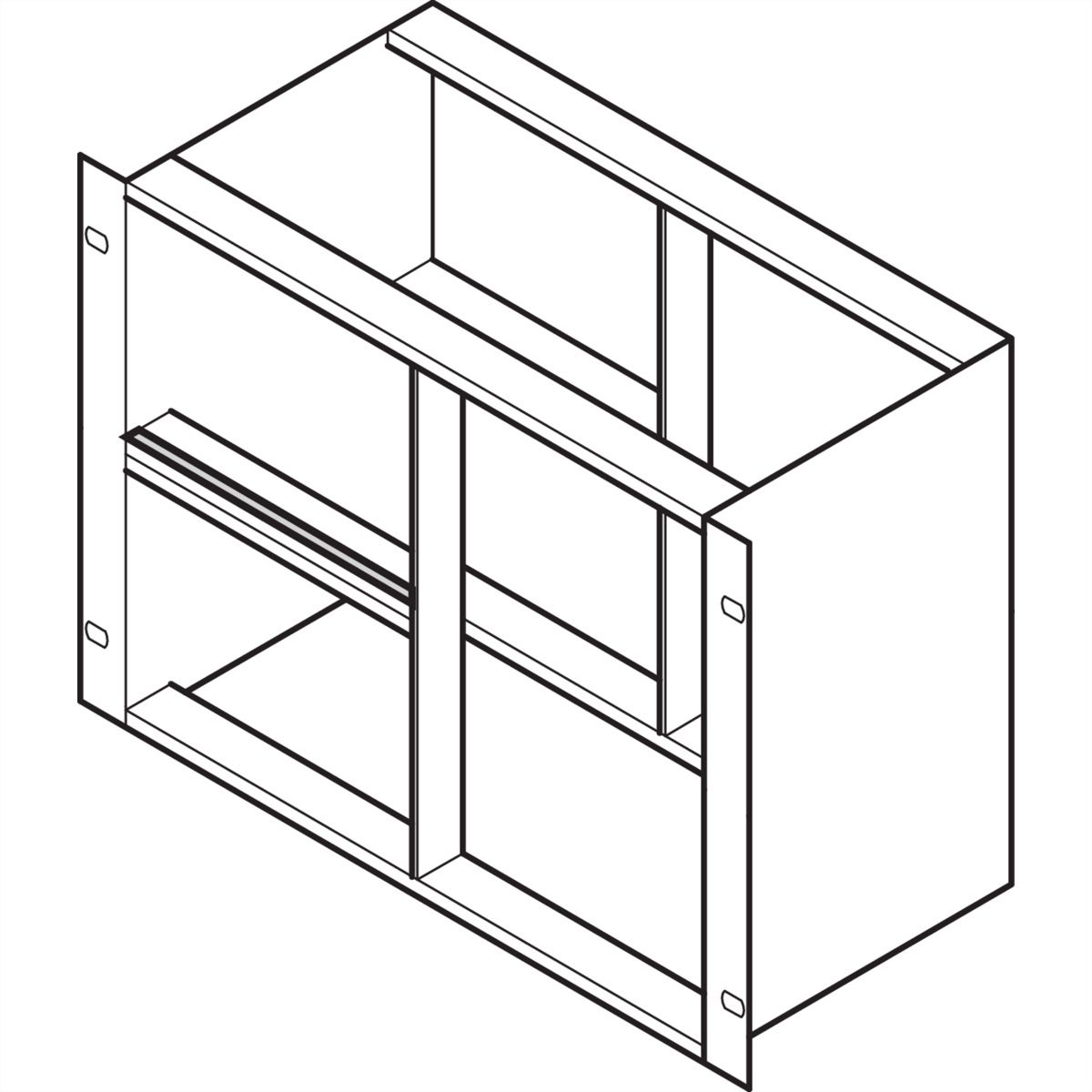 SCHROFF EMV-Dichtsatz zwischen Modulschiene und Modulschiene - HF-DICHTSATZ 40TE