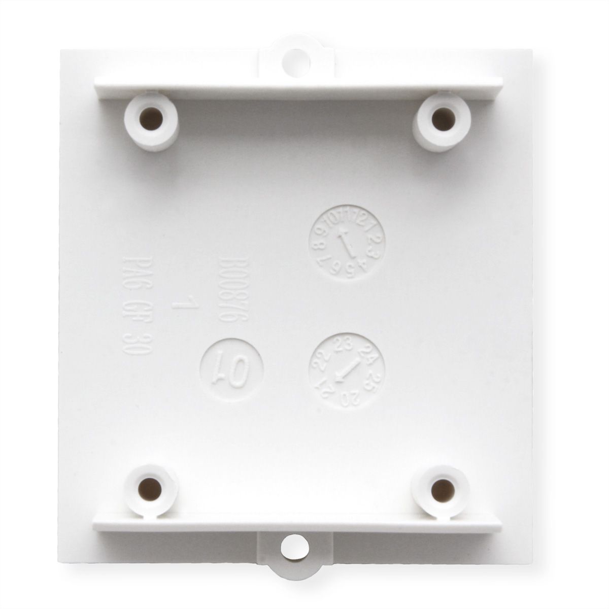 BACHMANN Rahmen Blind mit Anschraubdome weiss