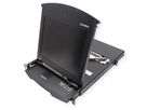 ATEN KL1516AiM KVM Over-IP Switch, 43cm TFT, VGA, PS/2-USB über Kat 5, 16 Ports, IT-Layout