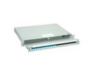 TELEGÄRTNER PROFI V LWL-Panel mit Kupplungen, 12x LC Duplex, blau, OS2