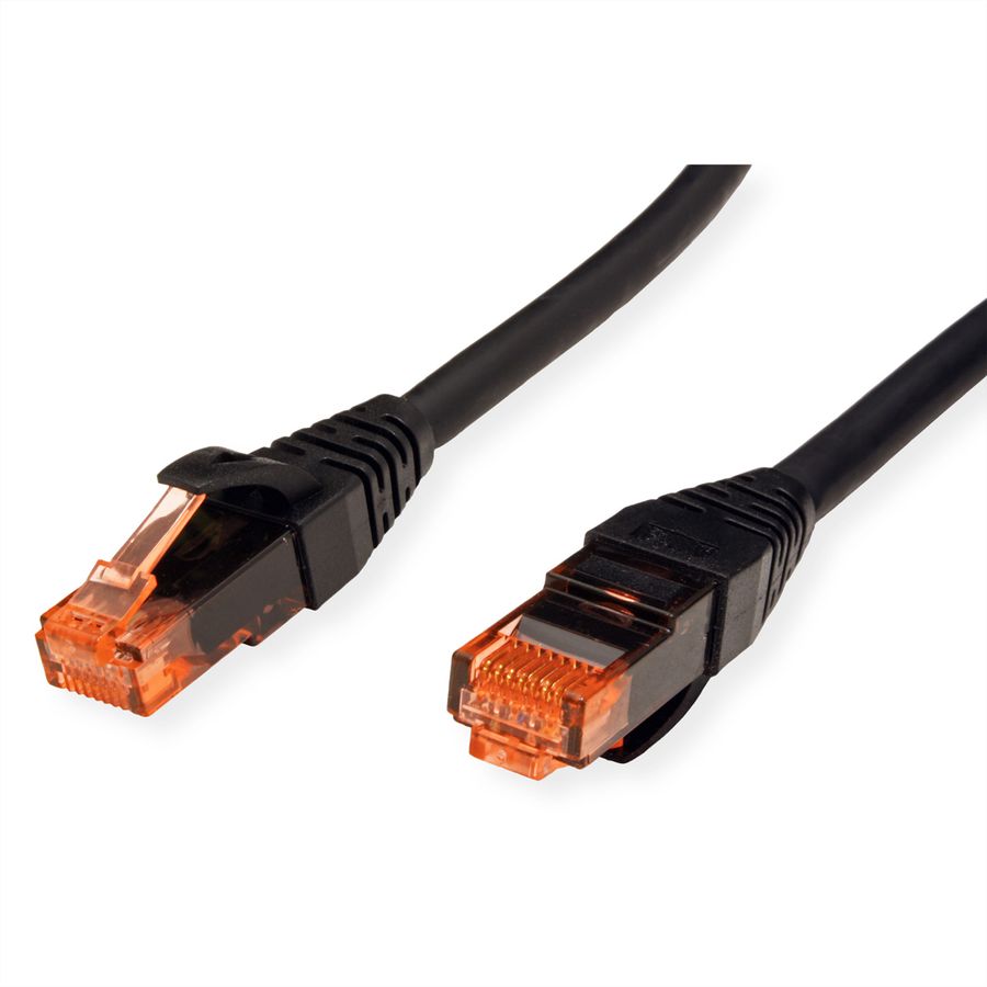 ROLINE Patchkabel Cat.6 UTP, Component Level, LSOH, schwarz, 3 m