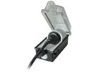 BACHMANN Außensteckdose abschließbar, Serie 9015, 230V/16A, 1x SKS