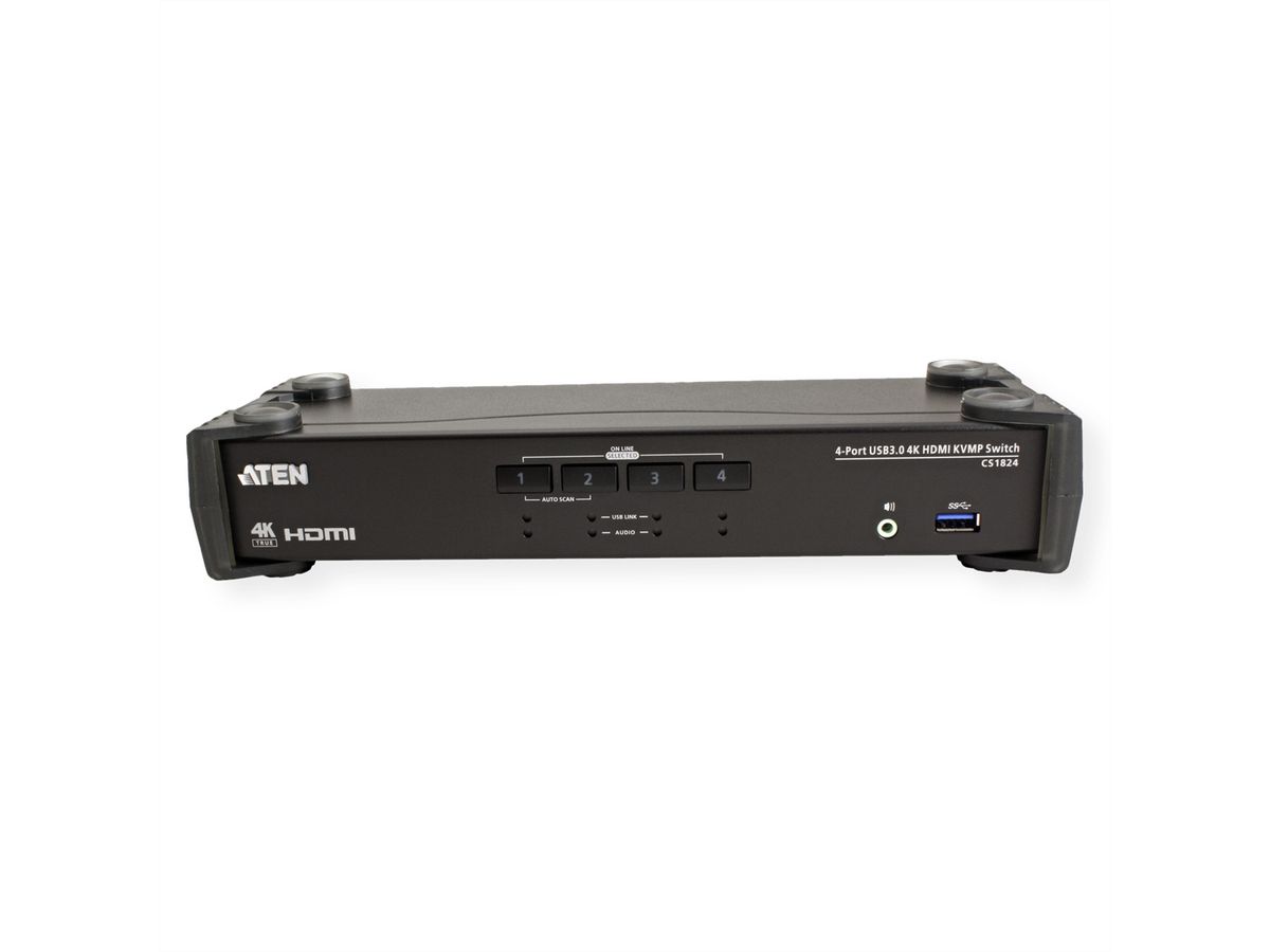 ATEN CS1824 4-Port USB 3.0 HDMI KVM Switch