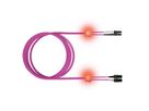 EasyLan LWL-LED-Patchkabel duplex 50/125µm OM4, LC/SC, violett, 1 m