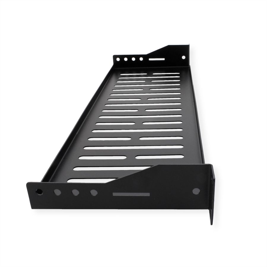 VALUE 19-Zoll-Geräteträger 1 HE, T: 150mm, max. 10 kg, U-Form, schwarz