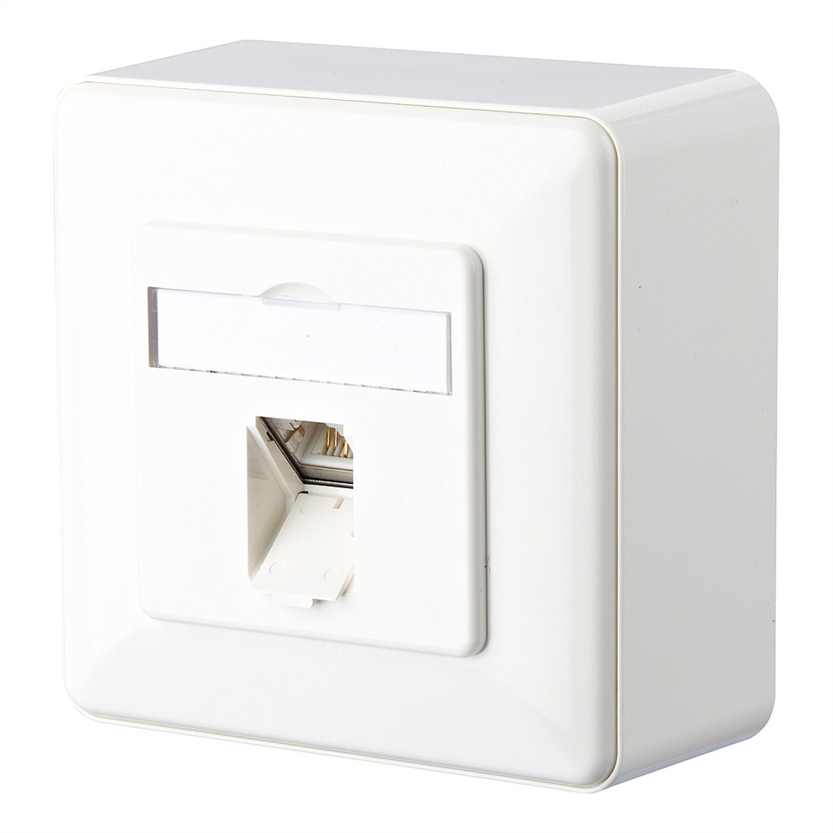 METZ CONNECT E-DAT C6A 1 Port AP, reinweiß